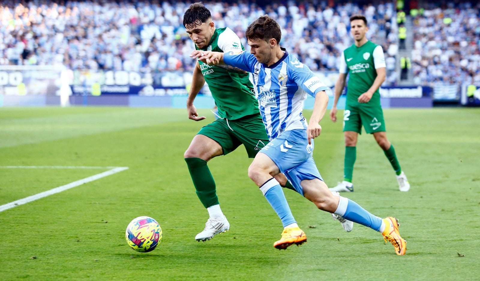 Las mejores imágenes del Málaga-Huesca