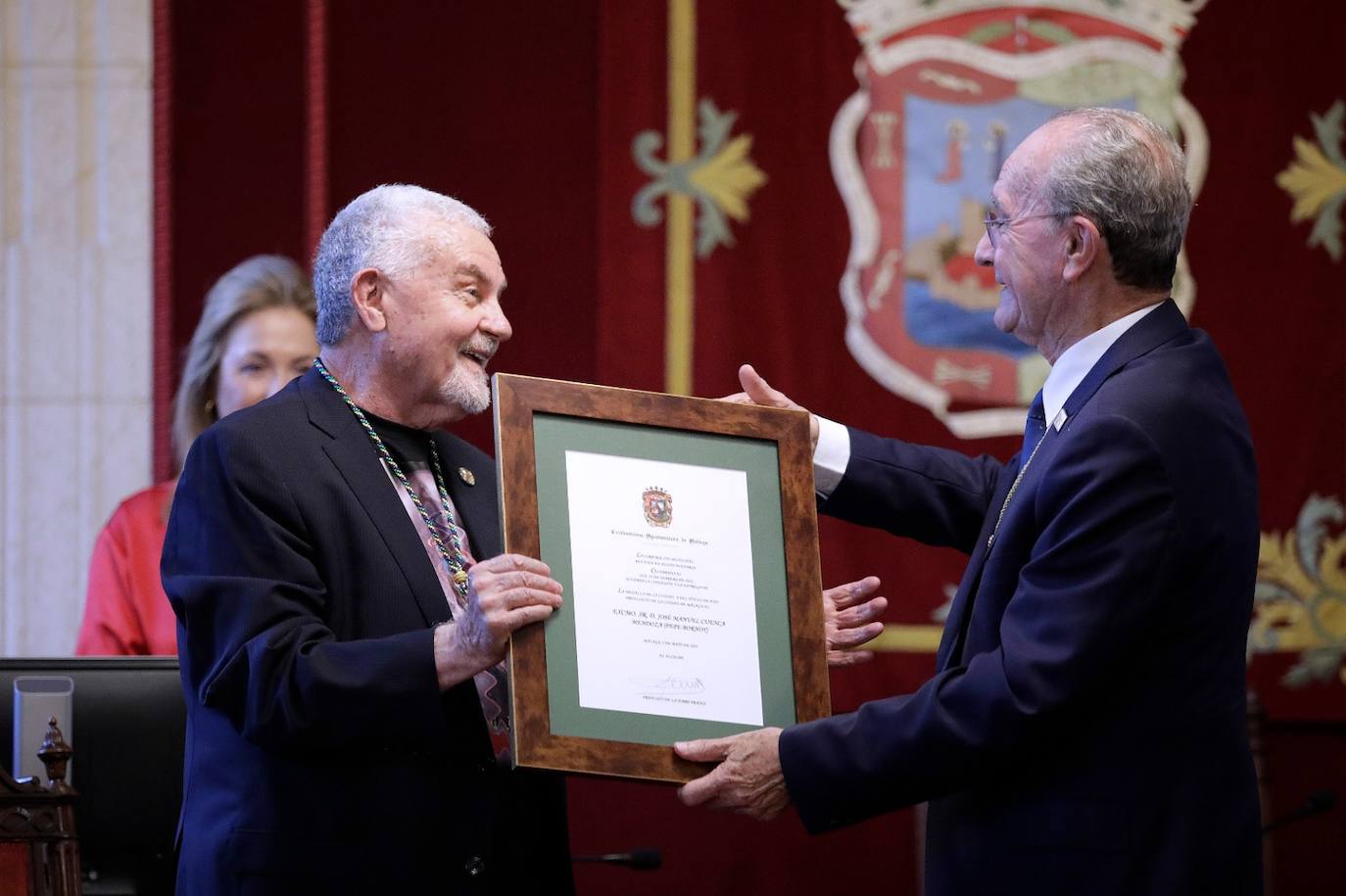 Medalla de la Ciudad y Título de Hijo Predilecto a Pepe Bornoy