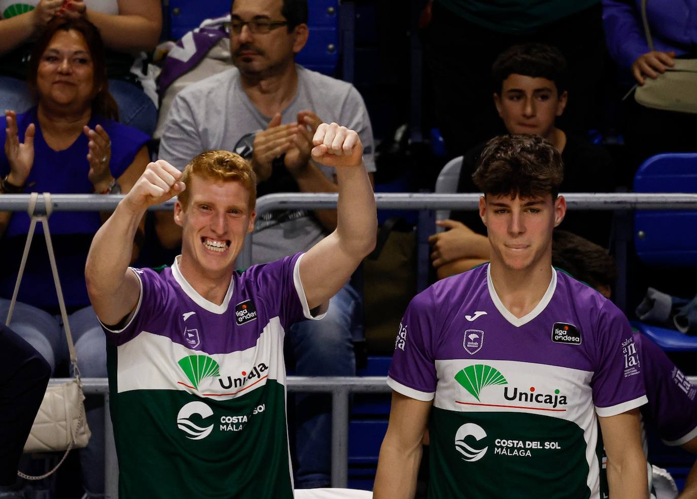 La victoria del Unicaja ante el Manresa, en imágenes