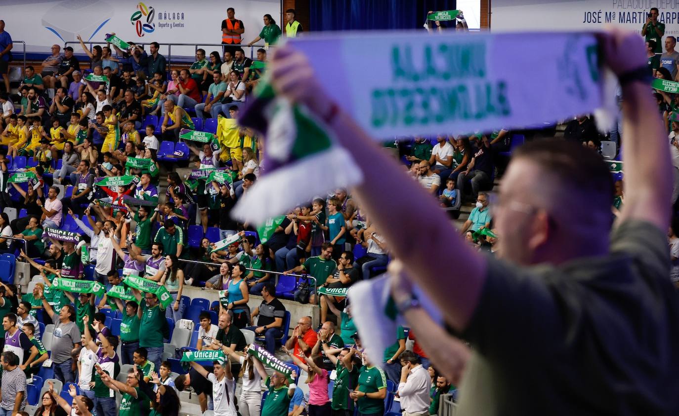 La victoria del Unicaja ante el Manresa, en imágenes