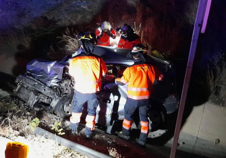 Las trágicas coincidencias en el accidente con dos jóvenes muertas en Coín