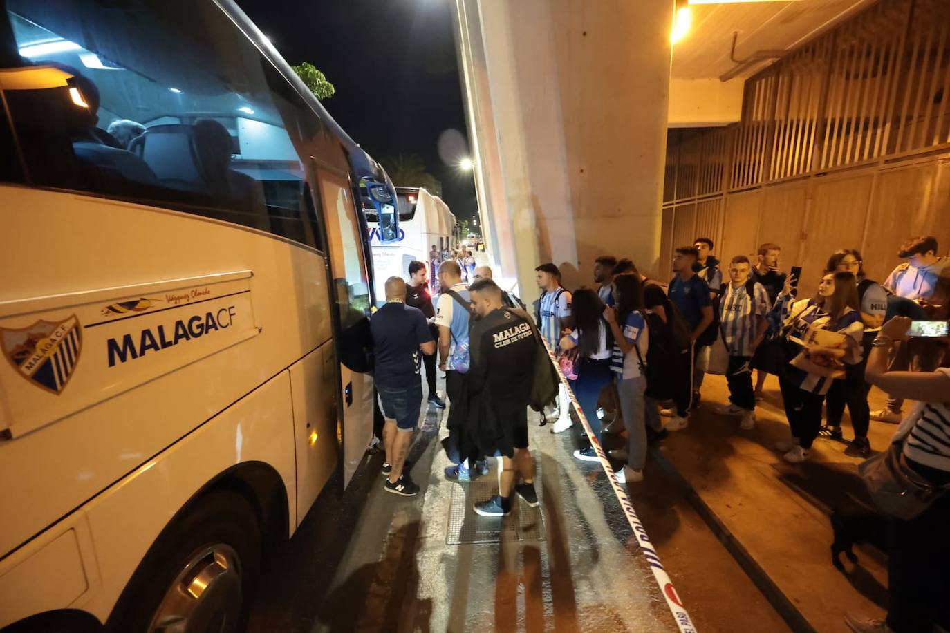 La caravana malaguista pone rumbo a Ponferrada