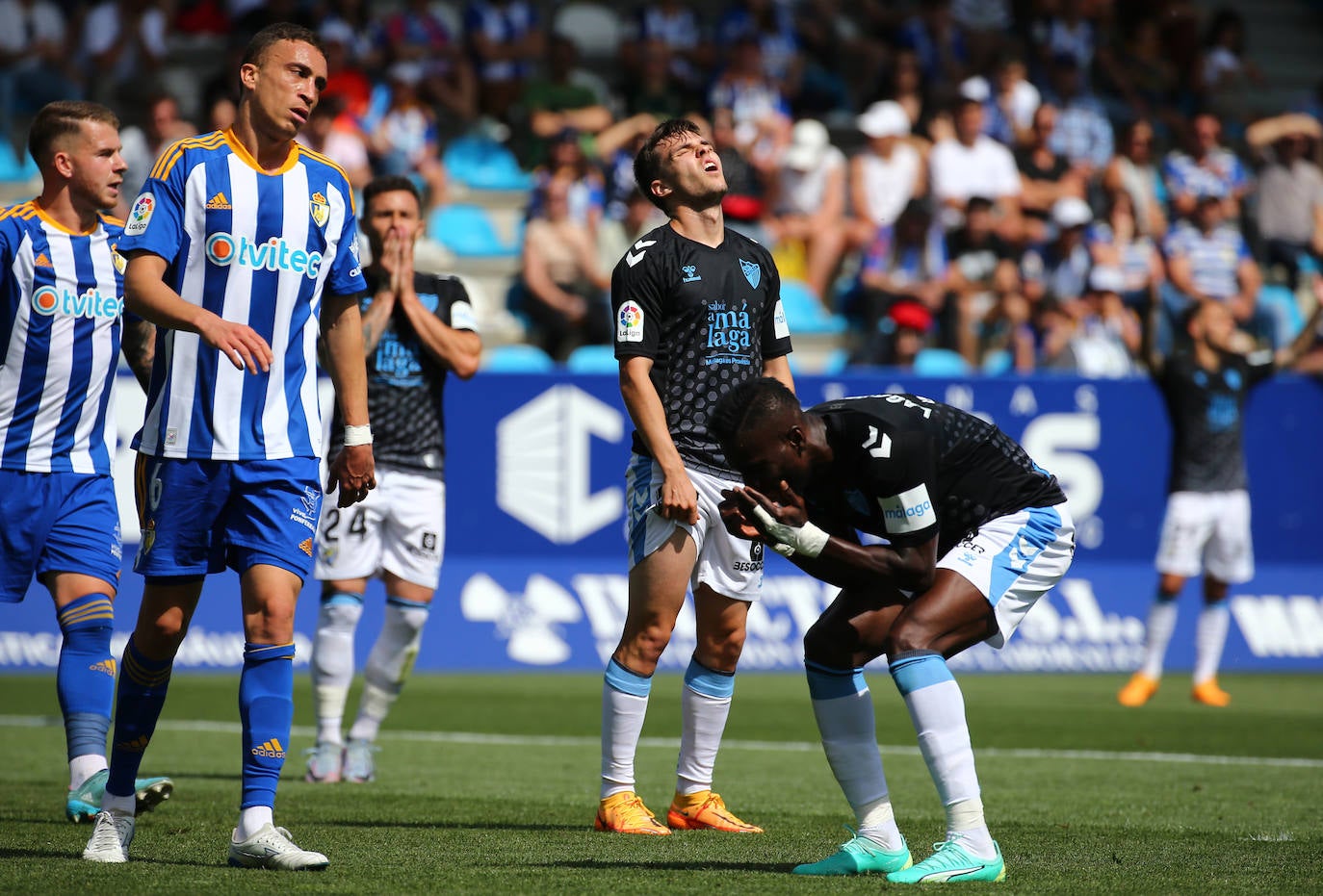 El Málaga pierde con la Ponferradina (2-0)