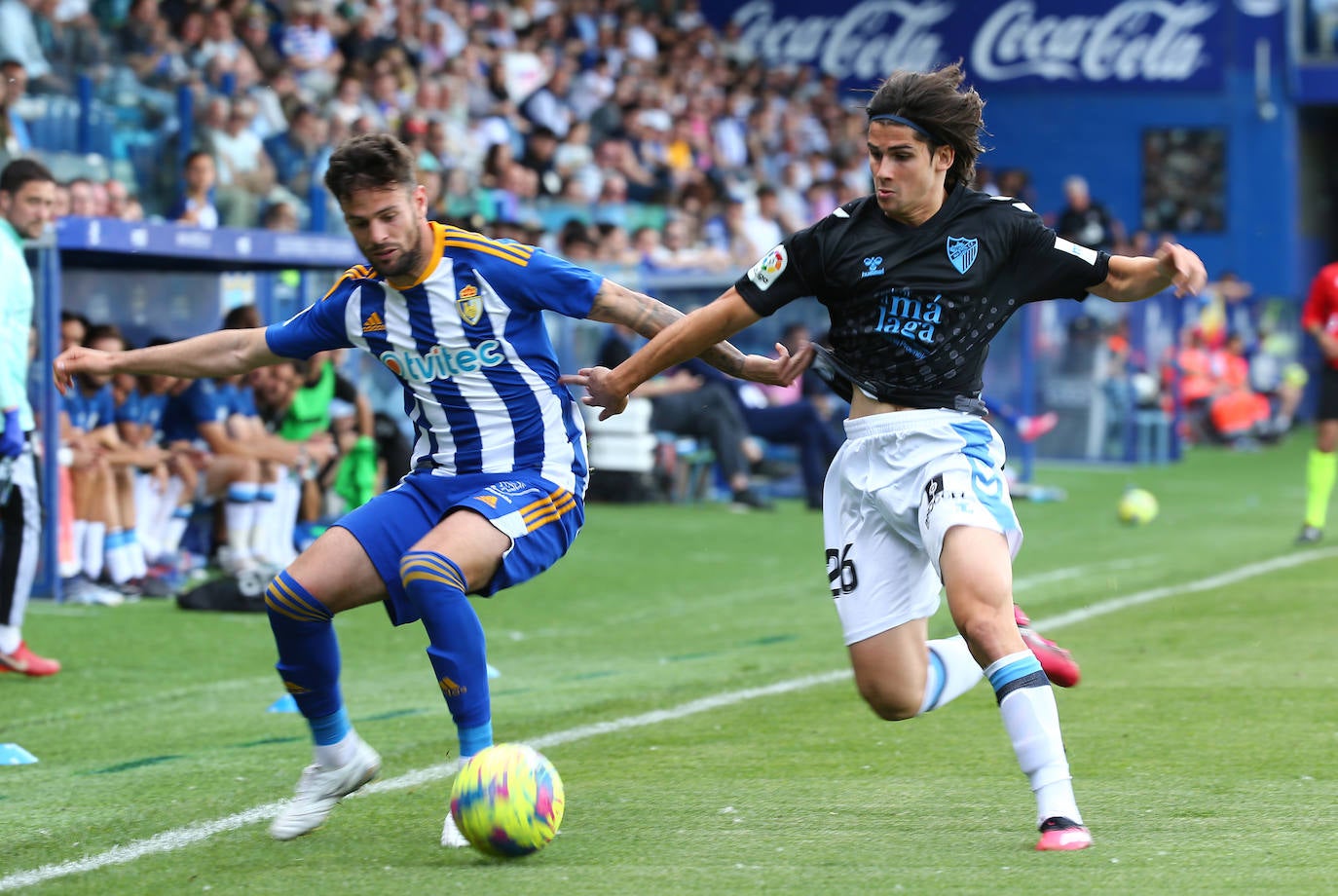 El Málaga pierde con la Ponferradina (2-0)