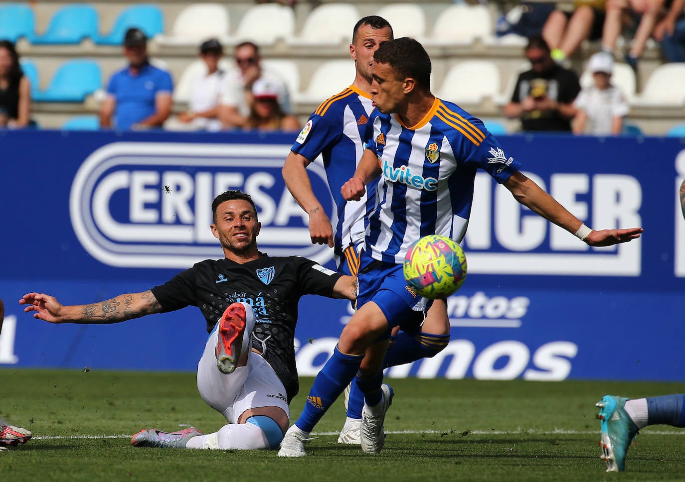 El Málaga pierde con la Ponferradina (2-0)