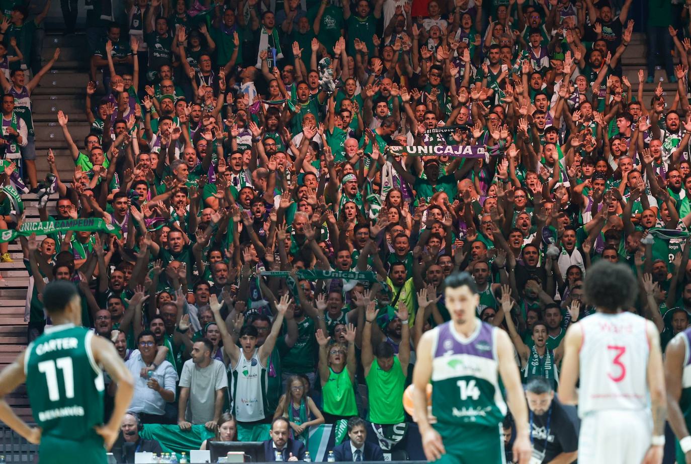 Las mejores imágenes del Unicaja-Telekom Bonn en la Final Four 2023