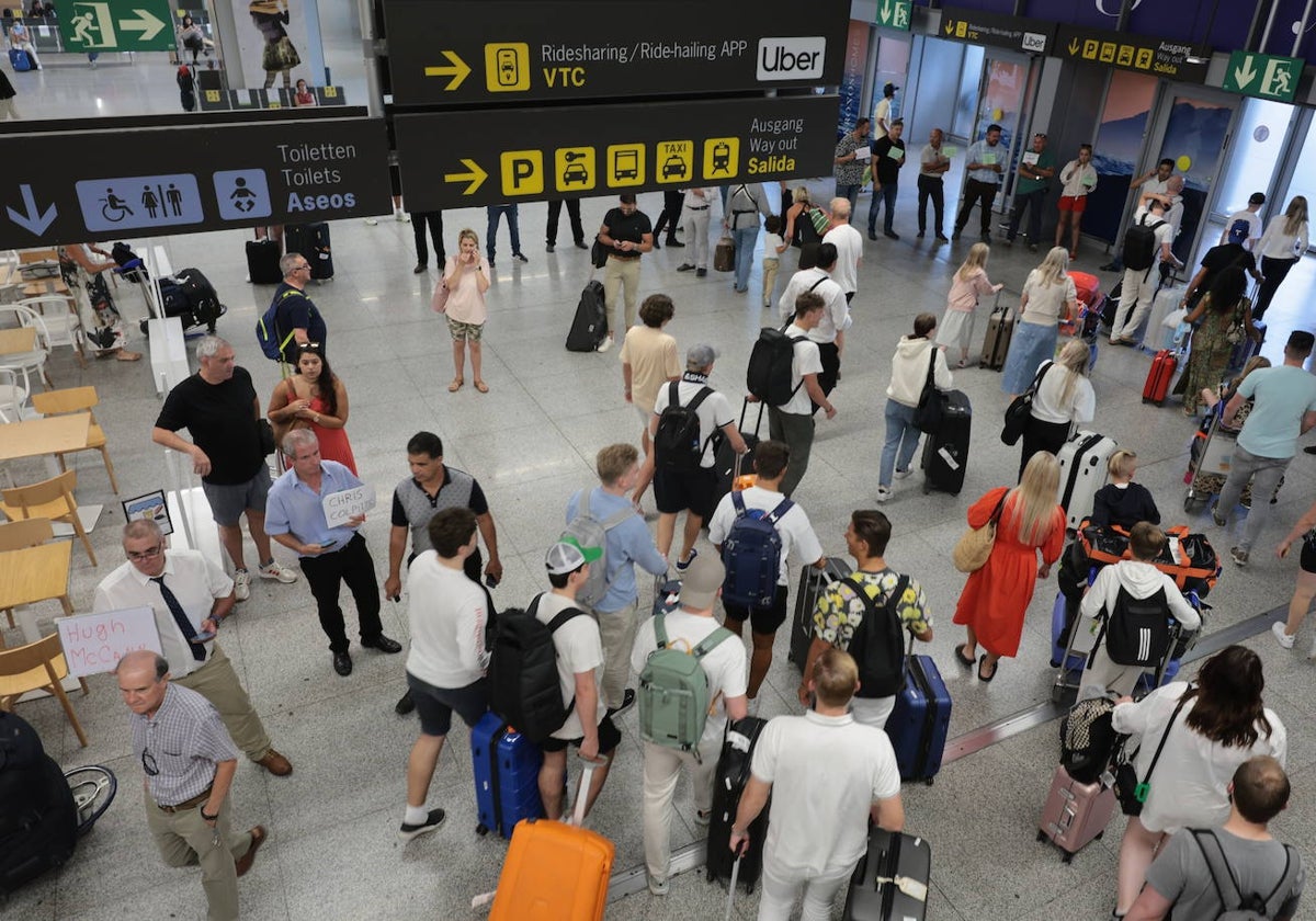 Vista del aeropuerto de Málaga.