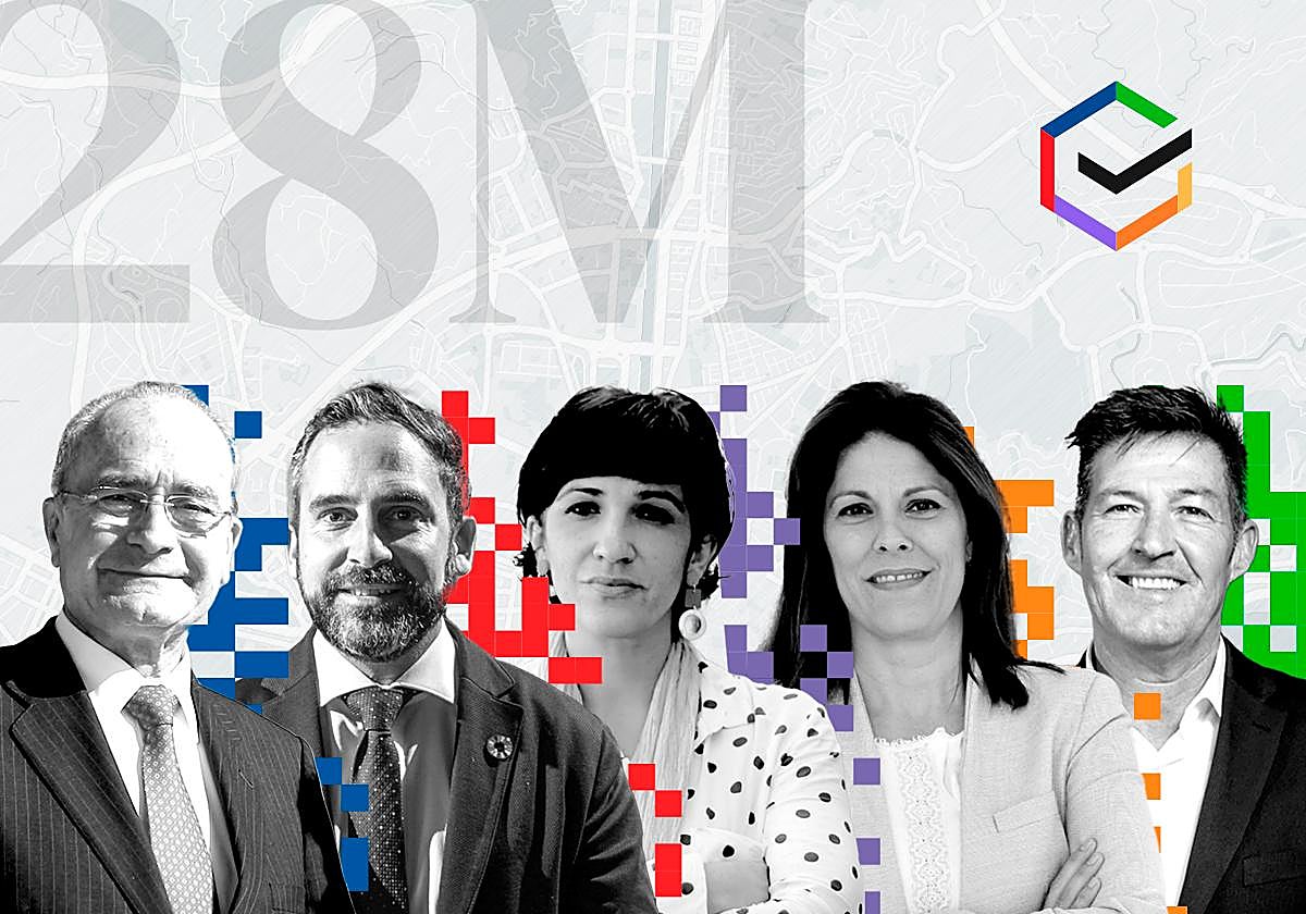 El modelo de ciudad de los candidatos a la Alcaldía de Málaga