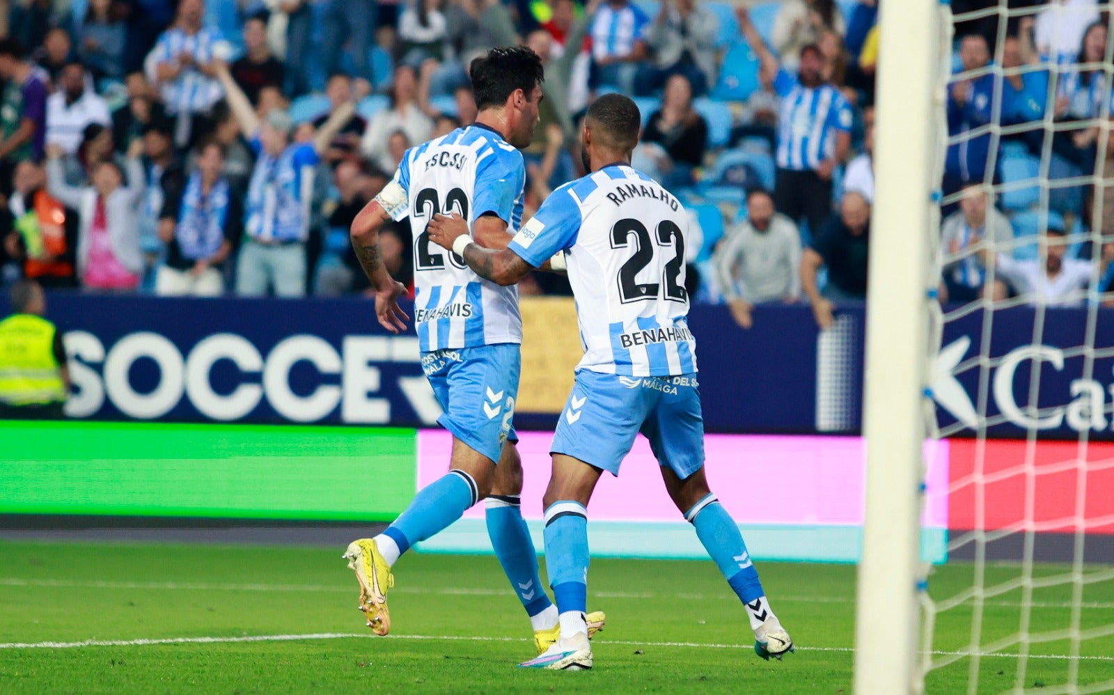 Málaga-Mirandés: Las mejores fotos de la victoria en La Rosaleda