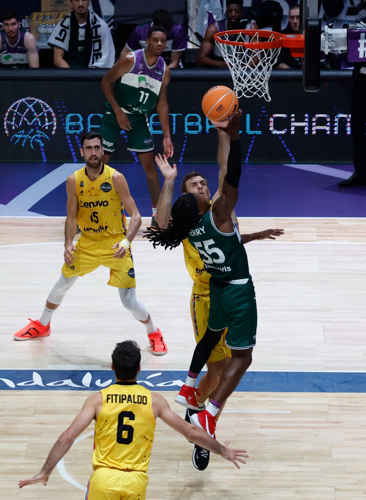 Imágenes de la segunda derrota del Unicaja en la Final Four