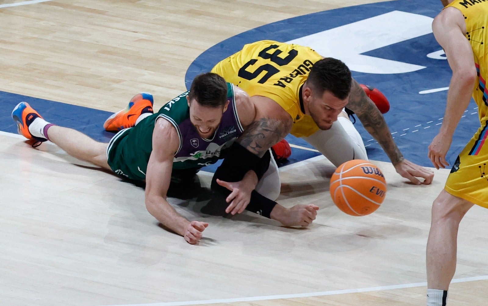 Imágenes de la segunda derrota del Unicaja en la Final Four
