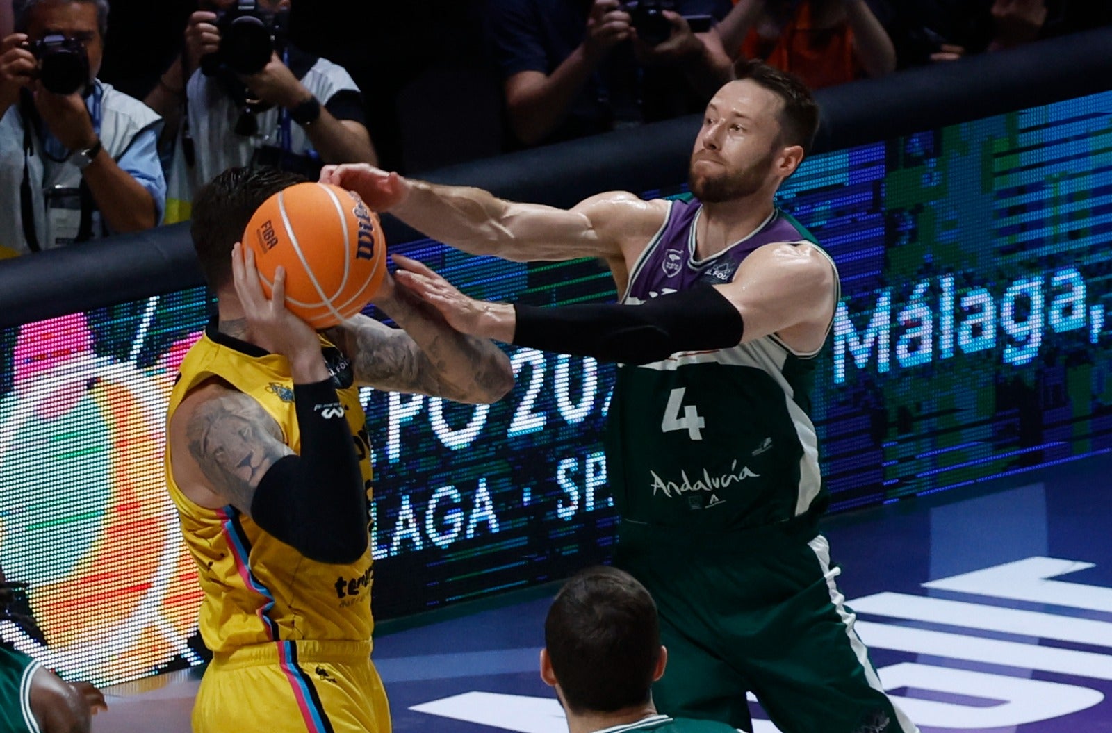 Imágenes de la segunda derrota del Unicaja en la Final Four