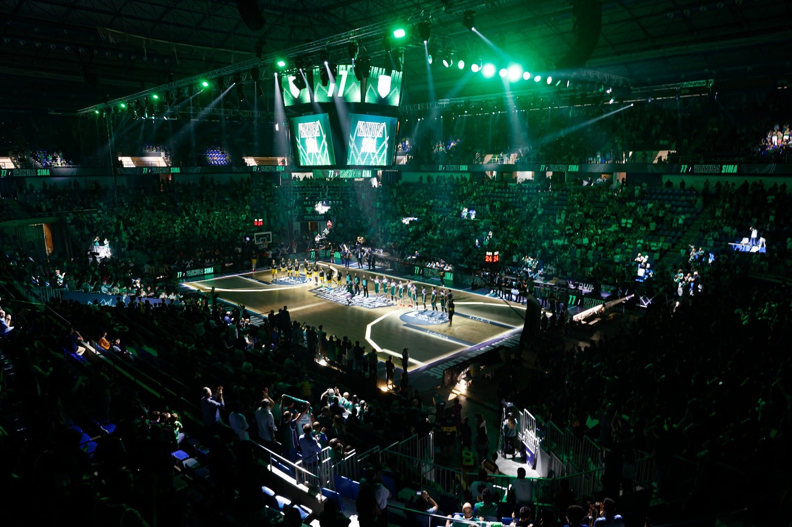Imágenes de la segunda derrota del Unicaja en la Final Four
