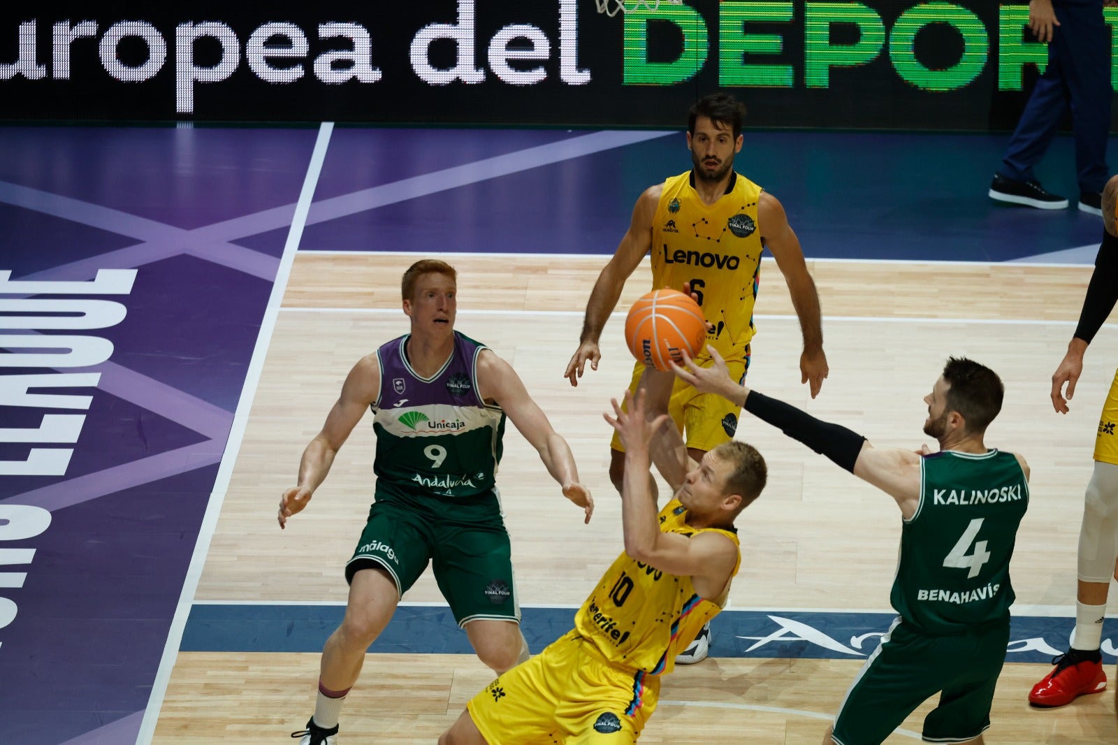 Imágenes de la segunda derrota del Unicaja en la Final Four