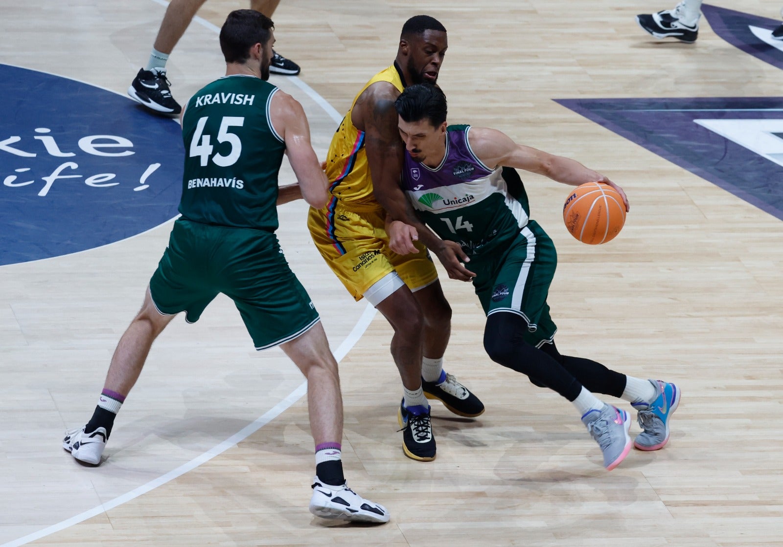 Imágenes de la segunda derrota del Unicaja en la Final Four