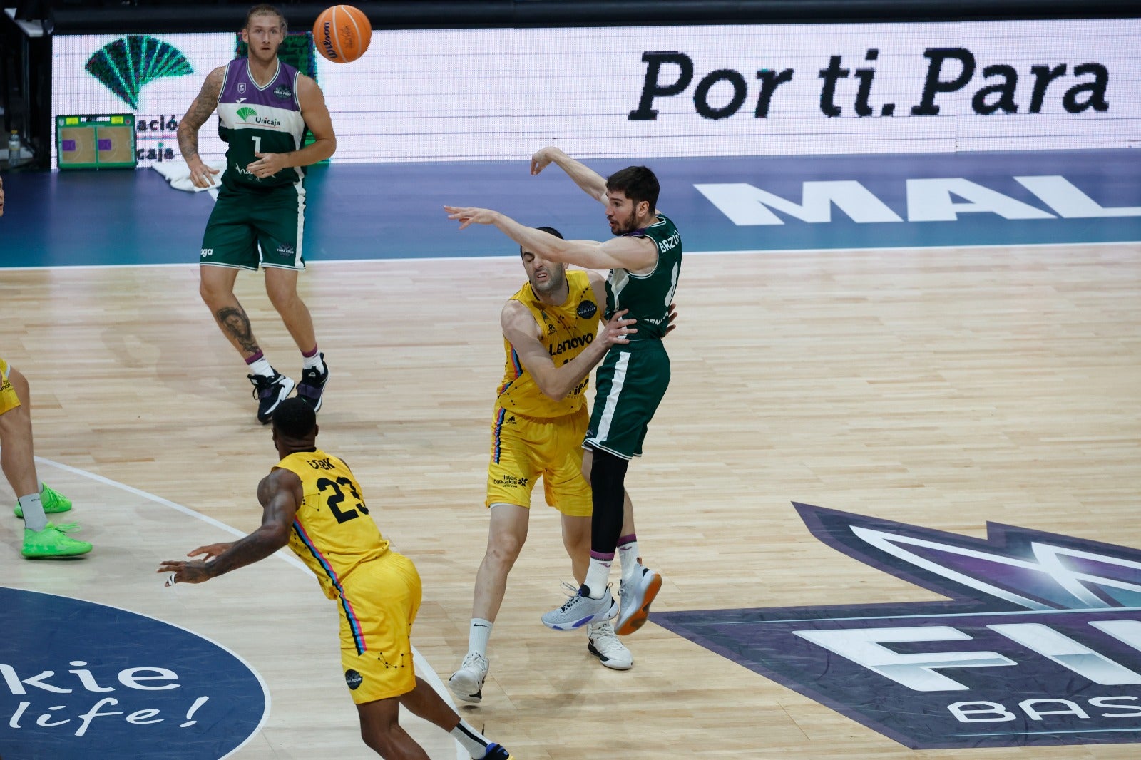 Imágenes de la segunda derrota del Unicaja en la Final Four