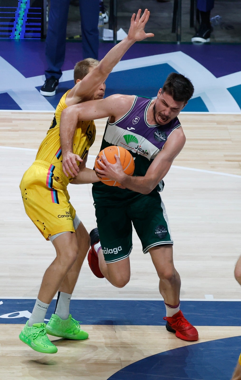 Imágenes de la segunda derrota del Unicaja en la Final Four
