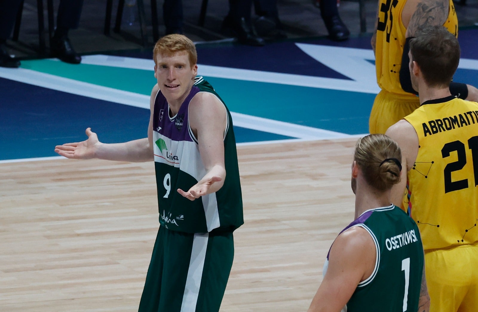 Imágenes de la segunda derrota del Unicaja en la Final Four