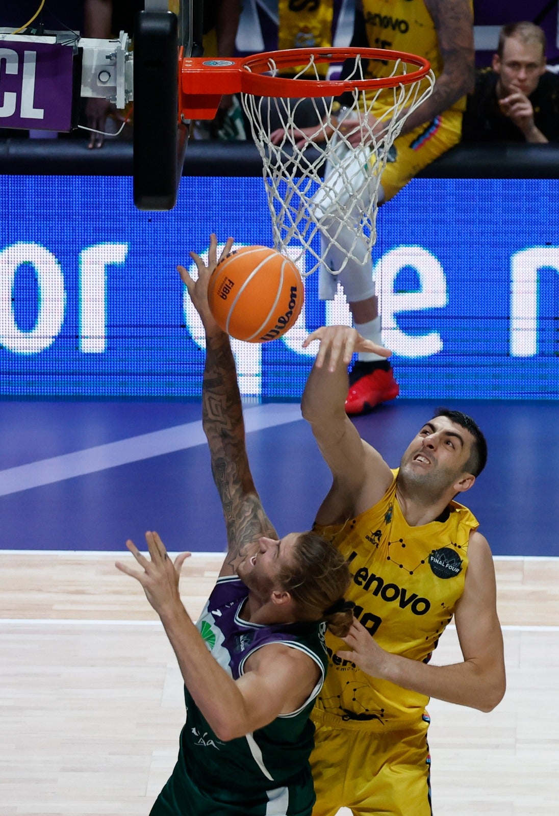Imágenes de la segunda derrota del Unicaja en la Final Four