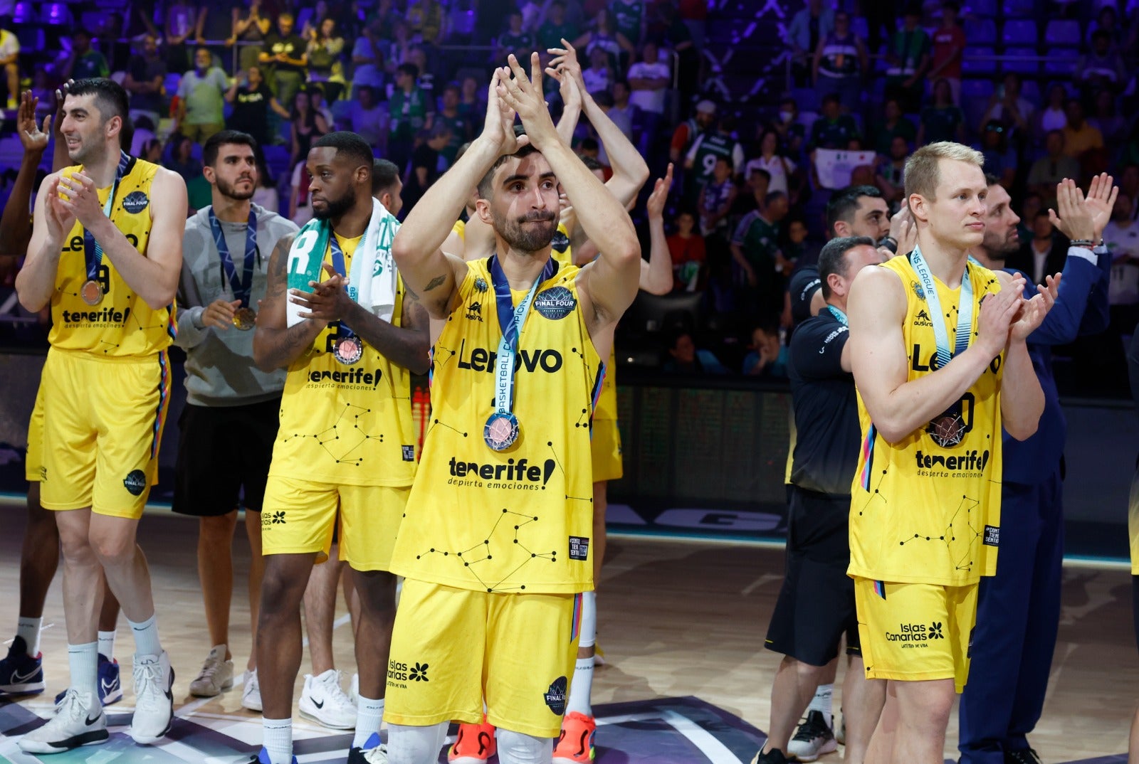 Imágenes de la segunda derrota del Unicaja en la Final Four