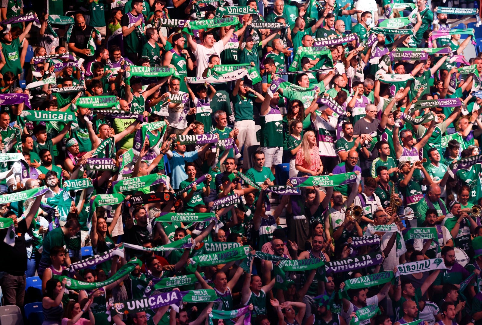 Imágenes de la segunda derrota del Unicaja en la Final Four