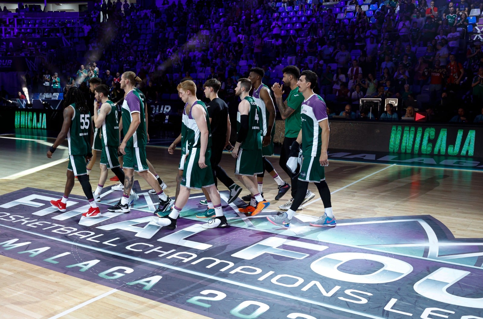 Imágenes de la segunda derrota del Unicaja en la Final Four
