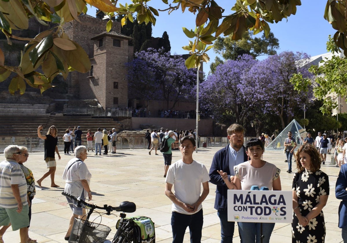 Toni Morillas explica las propuestas de Con Málaga para el turismo.