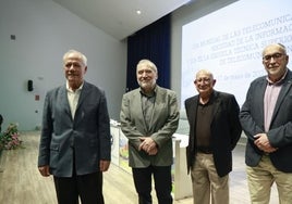 De izquierda a derecha, Francisco Sandoval, Antonio Puerta, Alfredo García y Carlos Camacho.