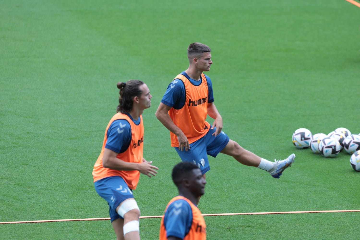 Las fotos del entrenamiento del Málaga, con gran presencia de canteranos