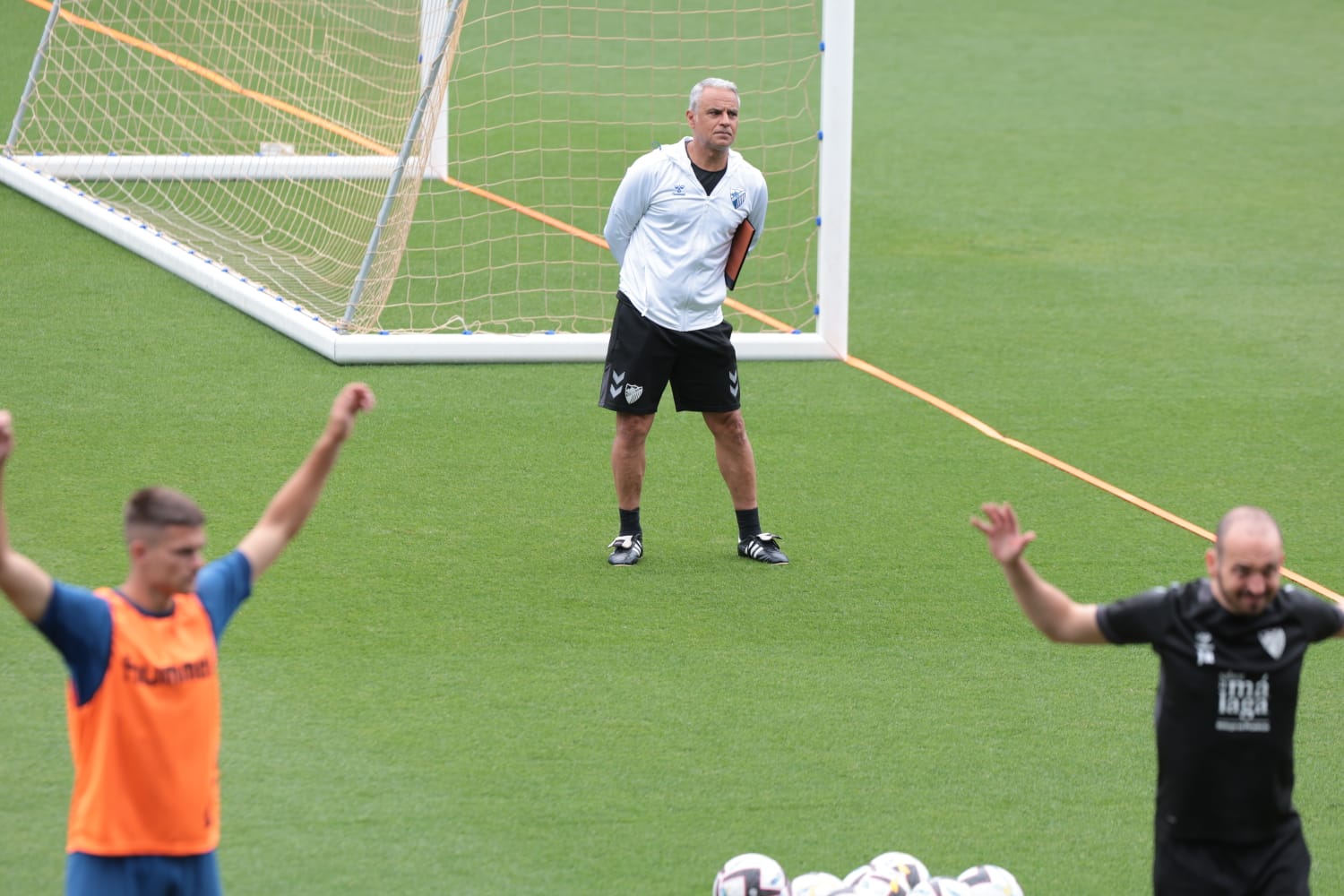 Las fotos del entrenamiento del Málaga, con gran presencia de canteranos