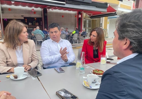 Carmen Casero, Pedro Pardo y Rocío Díaz.