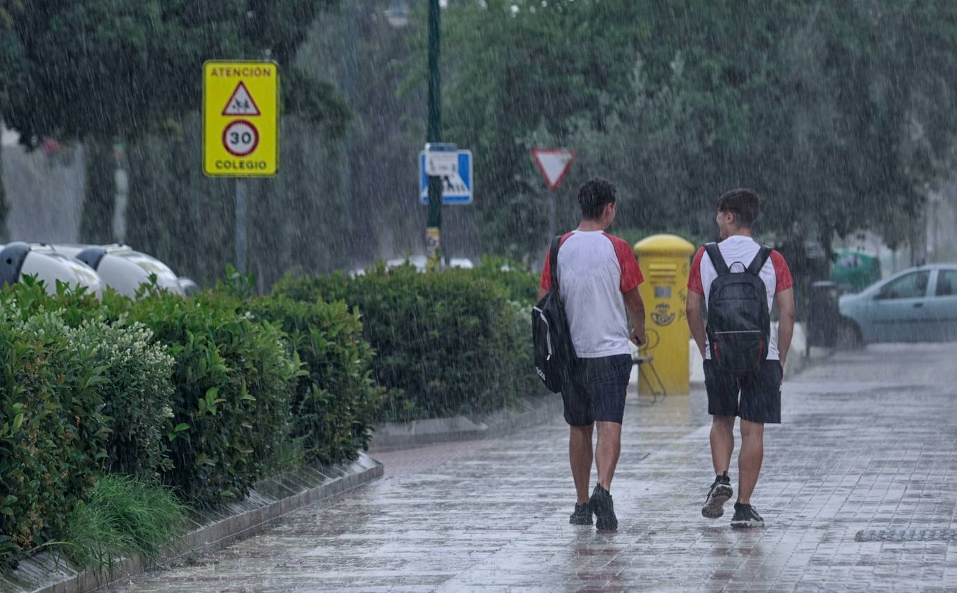 La lluvia regresa a Málaga