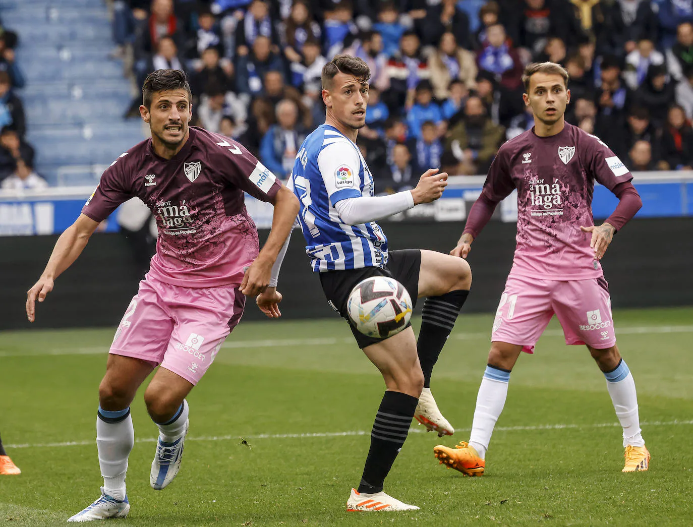El Alavés-Málaga certifica el descenso del club de Martiricos