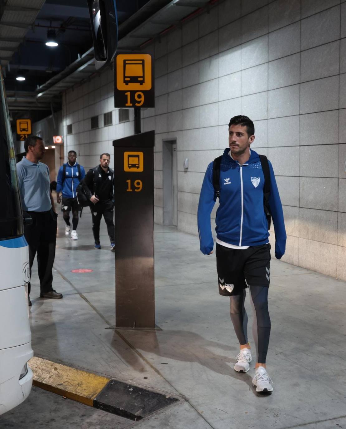 Silencio sepulcral en el regreso de la expedición malaguista