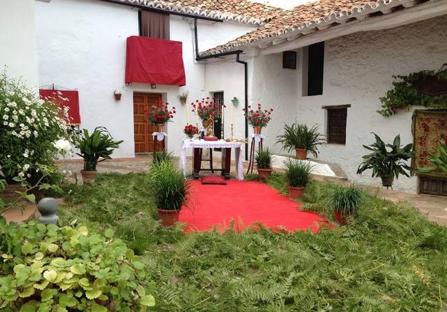 Altar del Corpus en Yunquera.