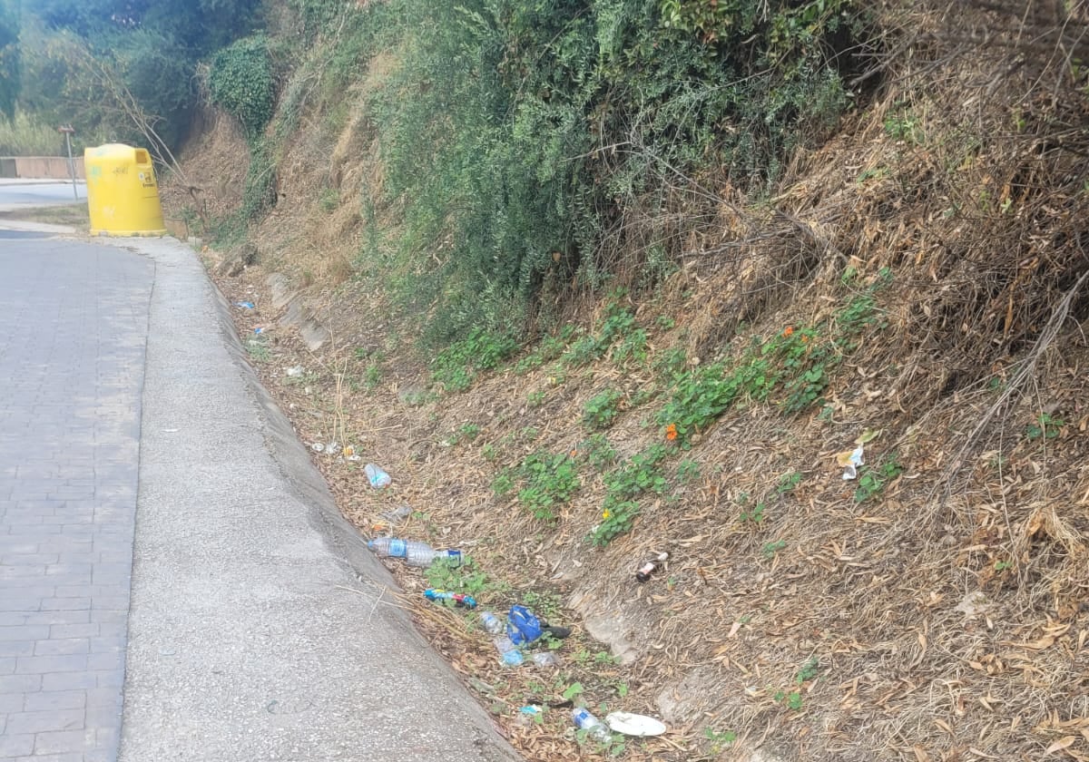 Una de las zonas donde hay más acumulación de basura.