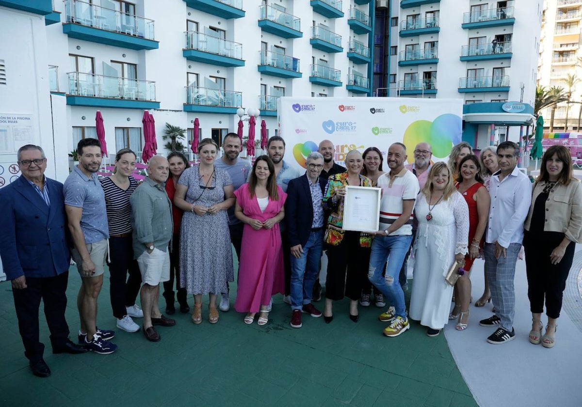 Presentación de Torremolinos como candidata al Europride 2027, este miércoles en el Hotel Ritual.