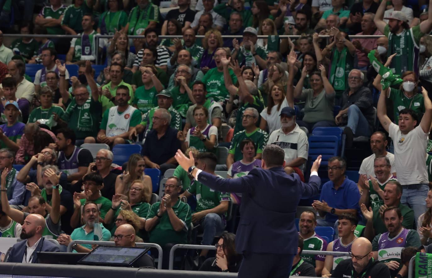 El segundo partido de play-off entre Unicaja y Tenerife, en fotos