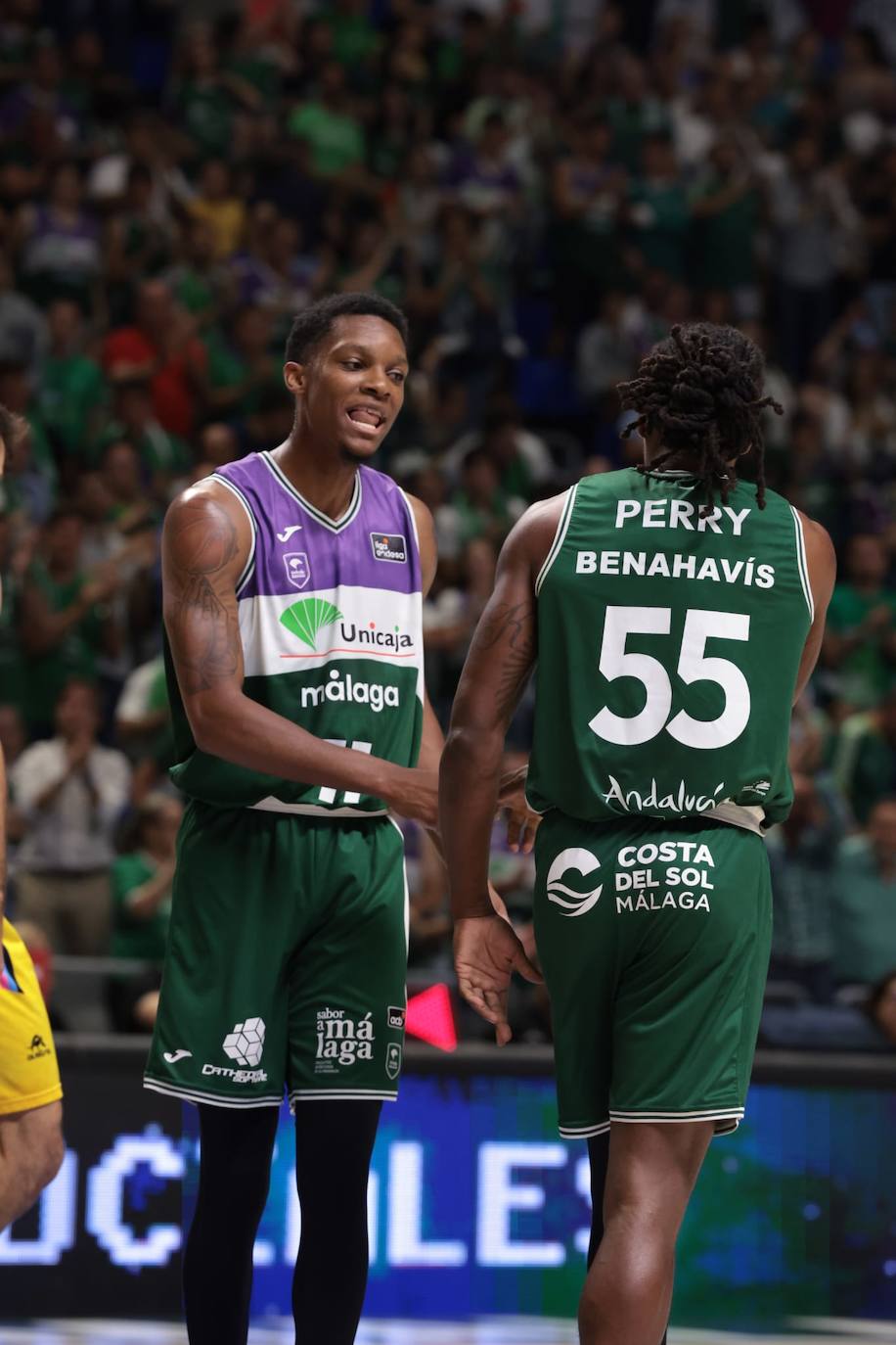 El segundo partido de play-off entre Unicaja y Tenerife, en fotos