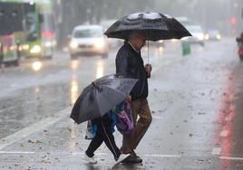 Avisos amarillos este viernes por lluvias y tormentas en siete provincias andaluzas