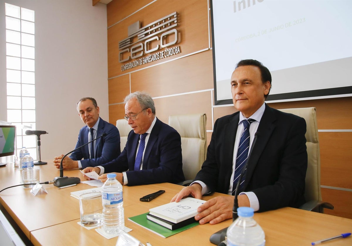 El consejero de Universidad, José Carlos Gómez Villamandos, hoy en Córdoba.