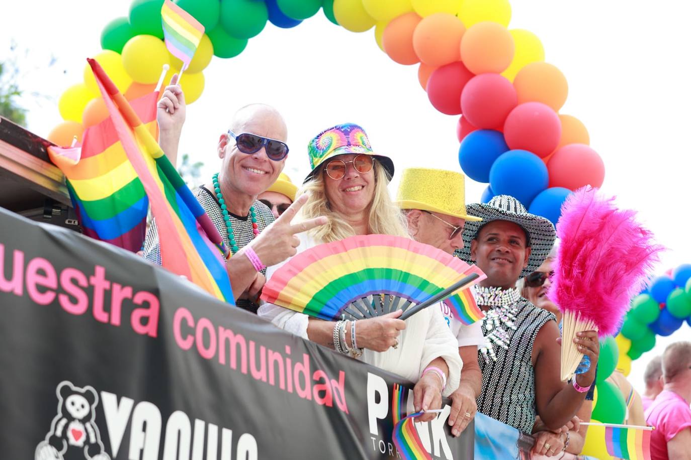 El desfile del Pride Torremolinos 2023, en imágenes