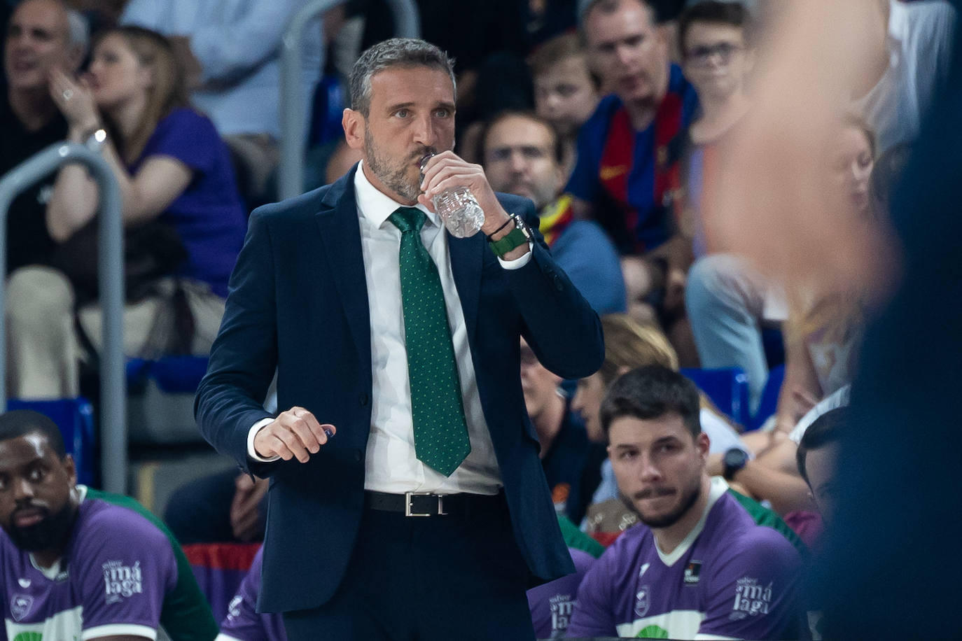 El primer encuentro de semifinales entre Barça y Unicaja, en imágenes