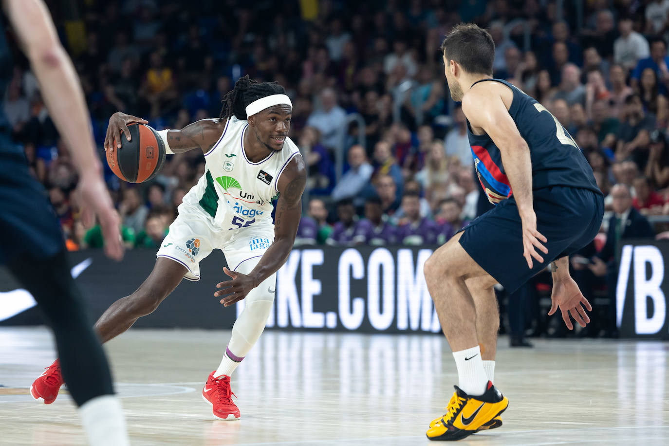 El primer encuentro de semifinales entre Barça y Unicaja, en imágenes