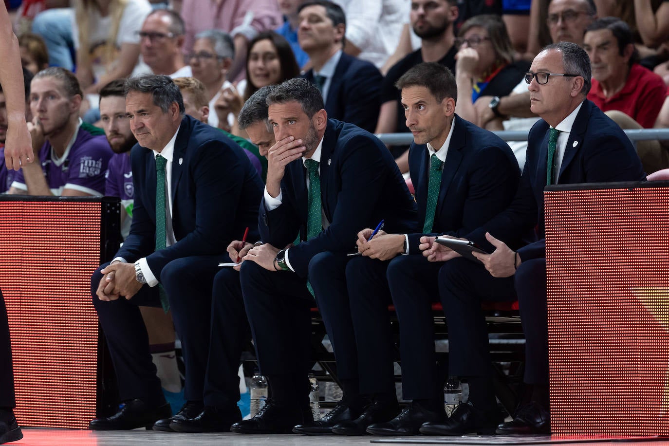 El primer encuentro de semifinales entre Barça y Unicaja, en imágenes