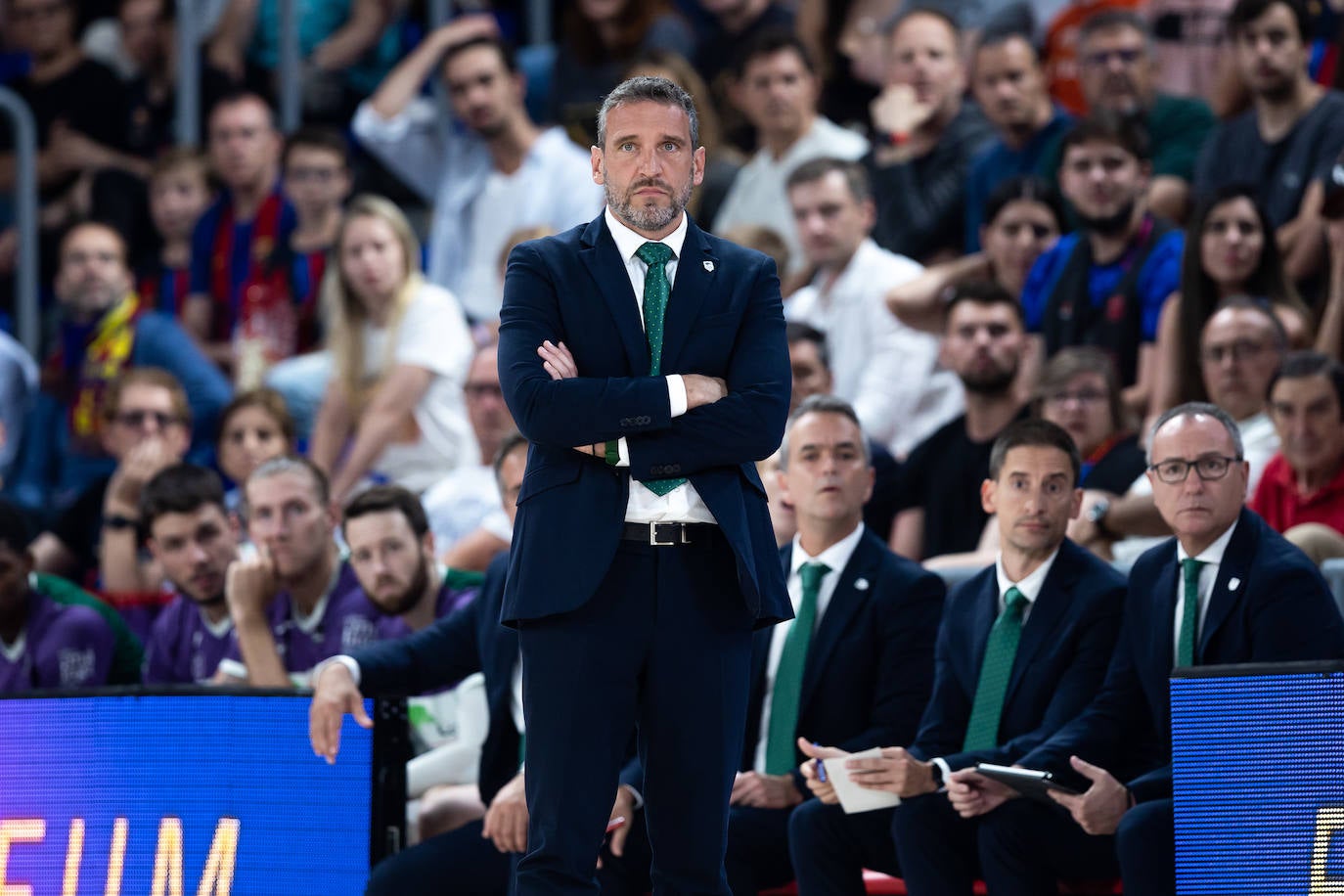El primer encuentro de semifinales entre Barça y Unicaja, en imágenes