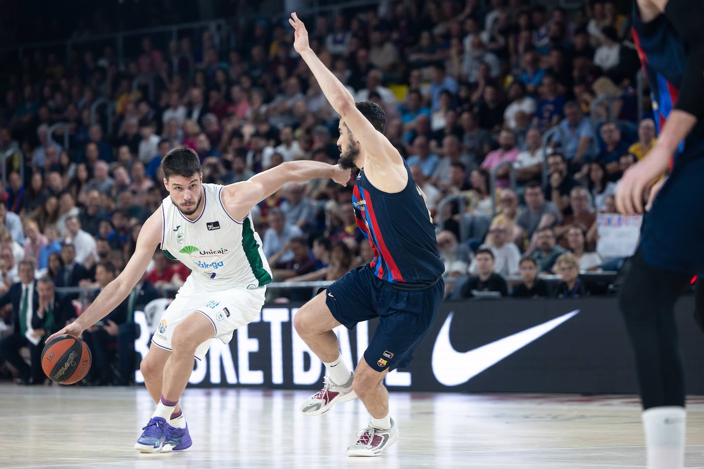 El primer encuentro de semifinales entre Barça y Unicaja, en imágenes