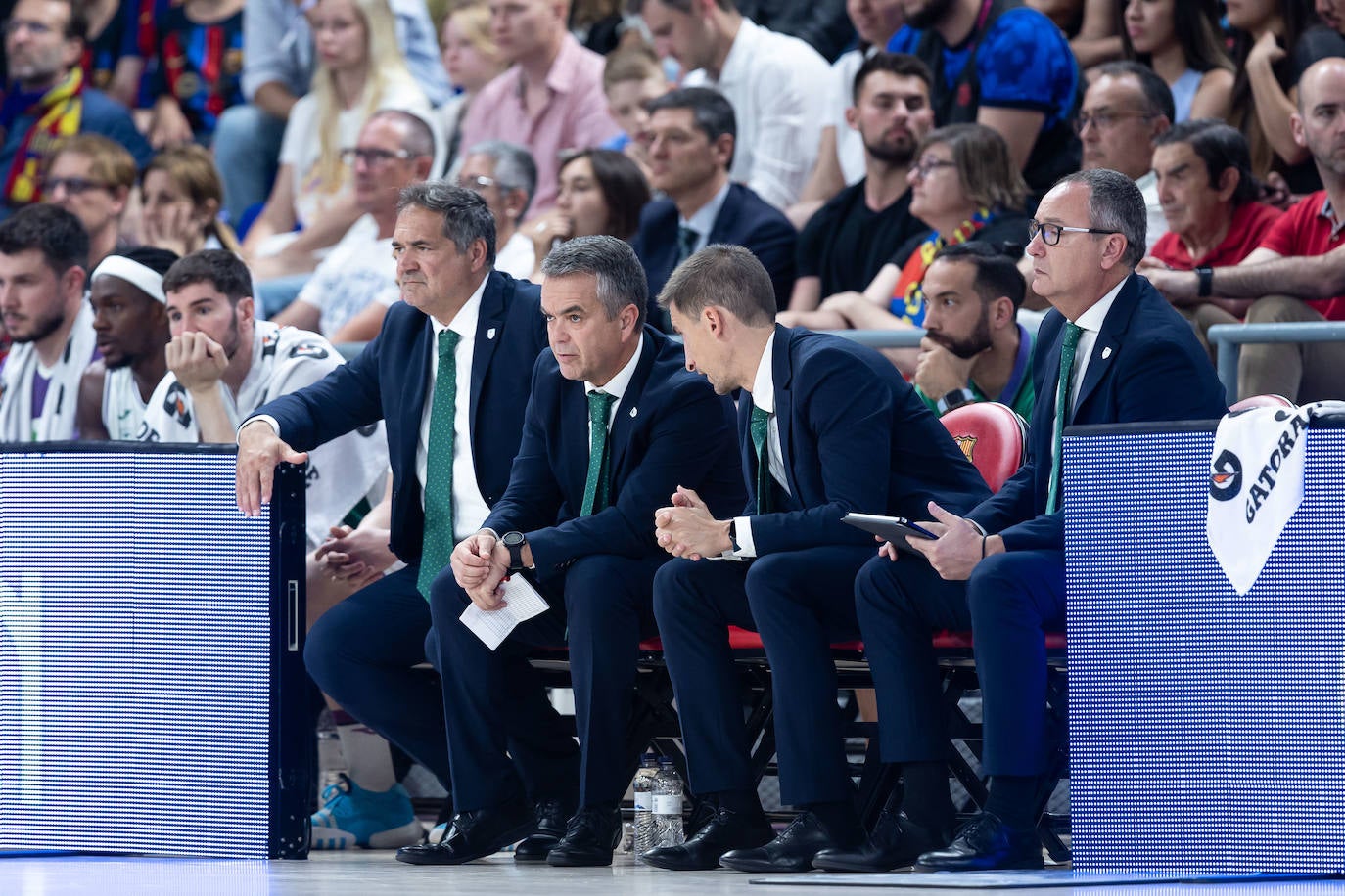 El primer encuentro de semifinales entre Barça y Unicaja, en imágenes