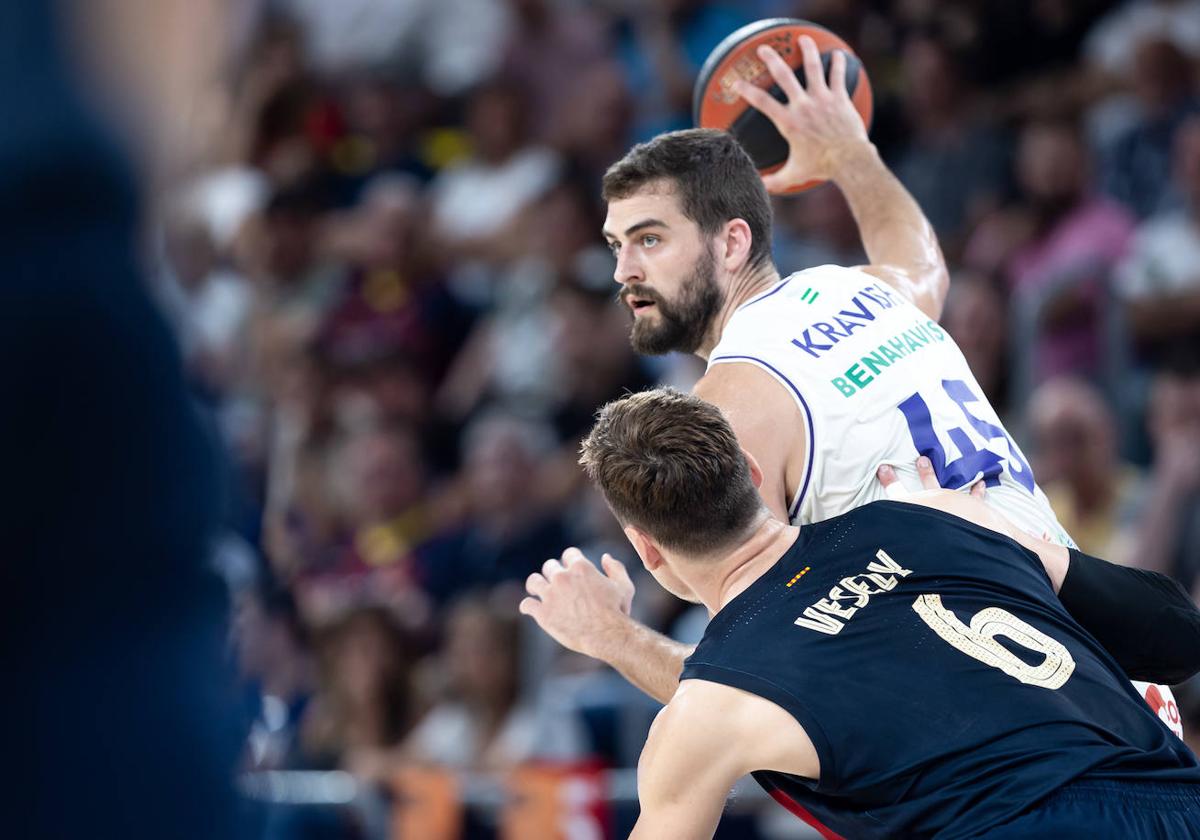 El primer encuentro de semifinales entre Barça y Unicaja, en imágenes