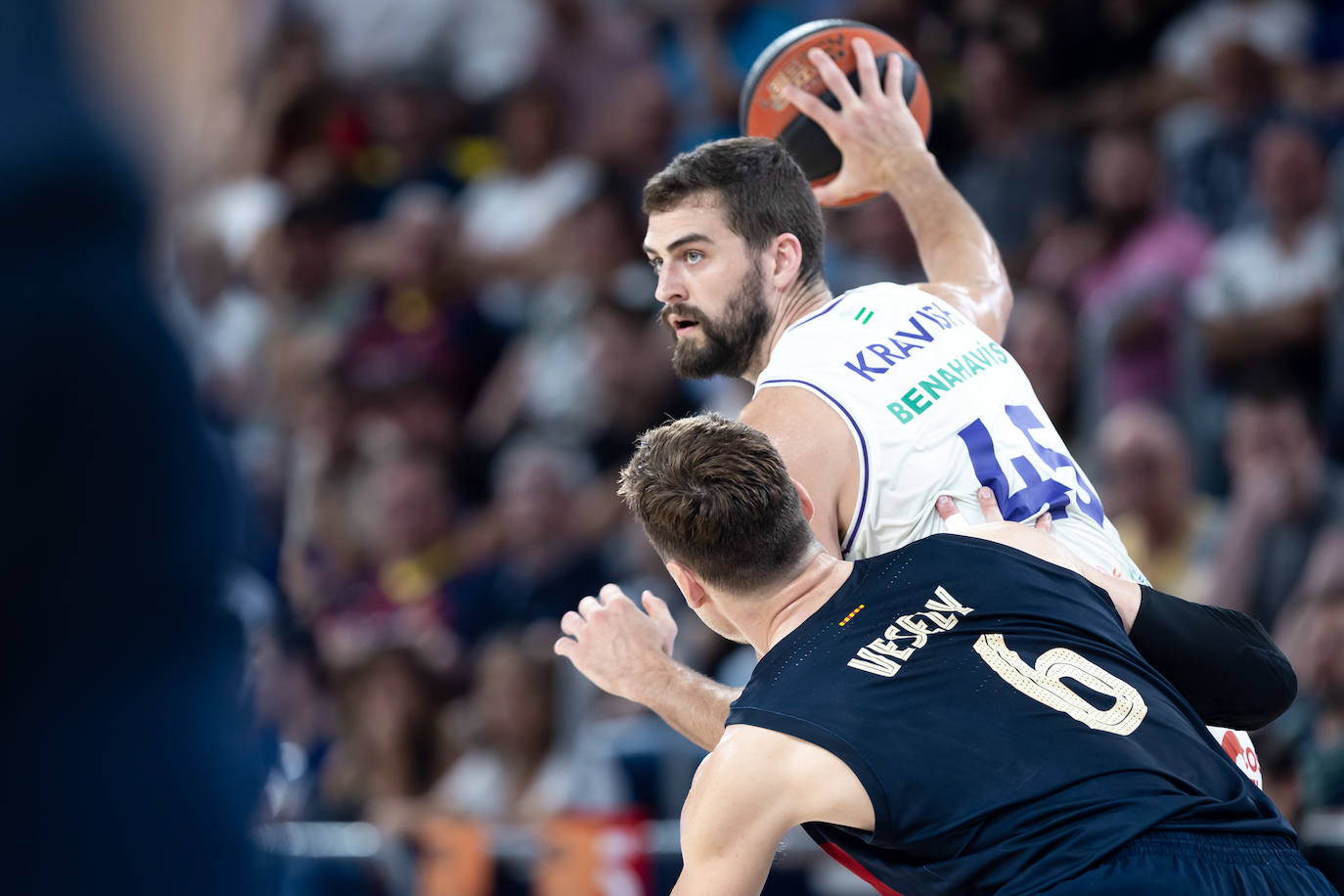 El primer encuentro de semifinales entre Barça y Unicaja, en imágenes